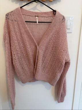 Free People knit Alpaca Cardigan.